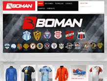 Tablet Screenshot of bomansport.com